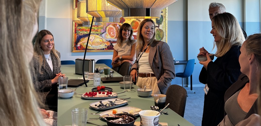 women having a snack