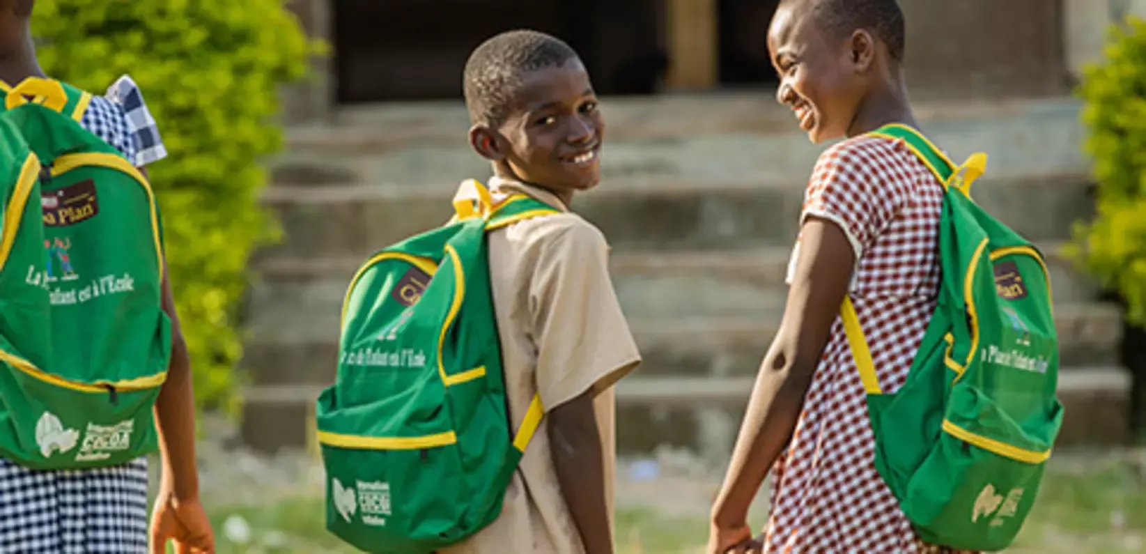 school children supported by the cocoa plan