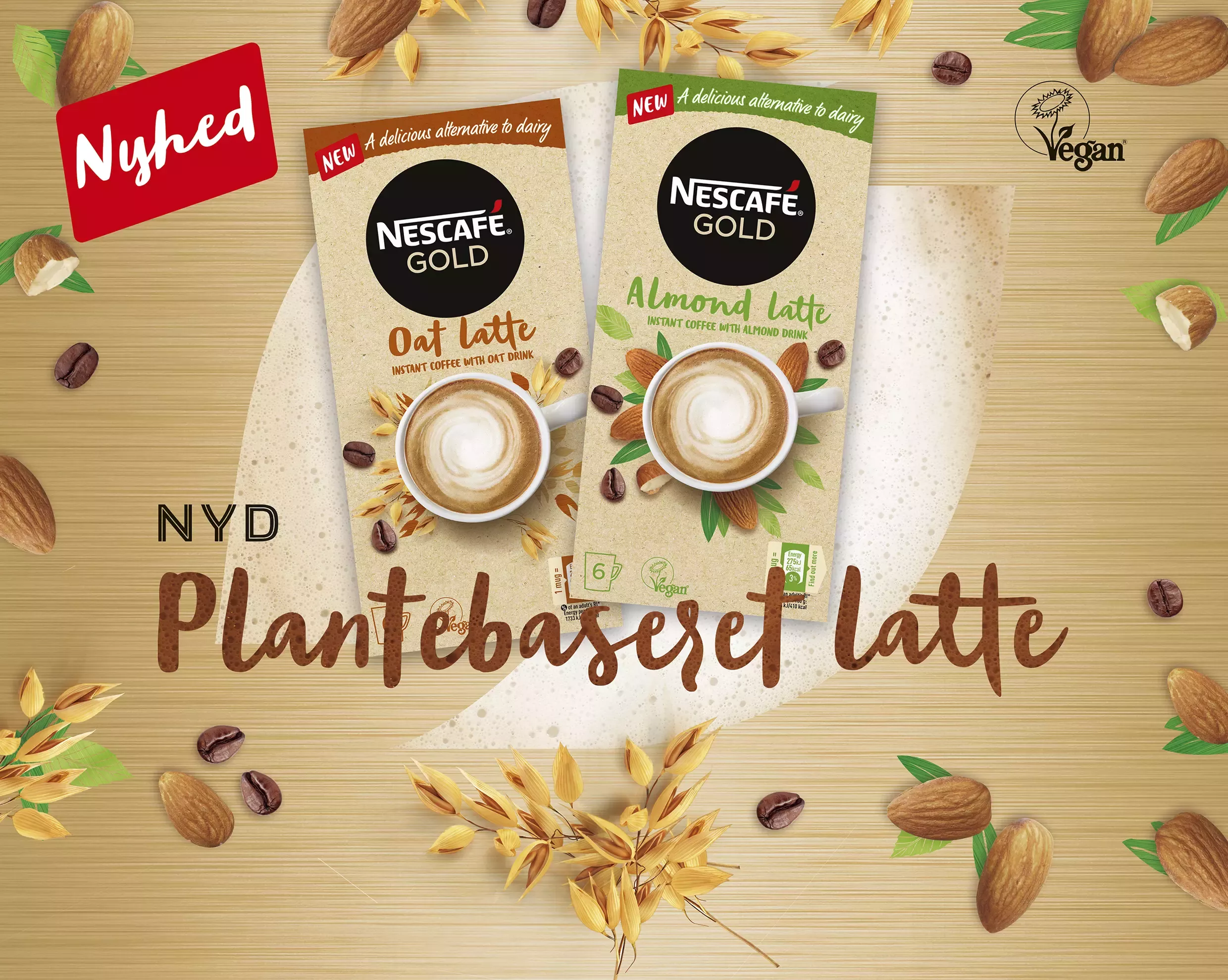 Nu kommer plantebaseret instant kaffe til Danmark